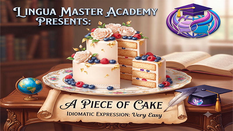 ¿Qué significa realmente “A piece of cake”? 🍰