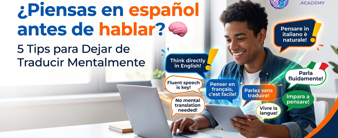 5 Consejos Prácticos para Dejar de Traducir en tu Mente y Hablar con Fluidez 🧠🗣️